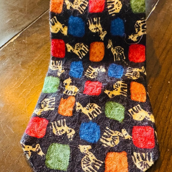 Vintage Ermenegildo Zegna 100% Silk Seide Men’s Tie Multicolored w/ Fun Print - Picture 4 of 8